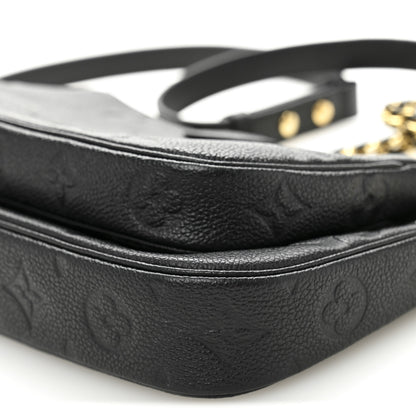 Louis Vuitton Empreinte Monogram Giant Multi Pochette Accessories Black 9 of 10