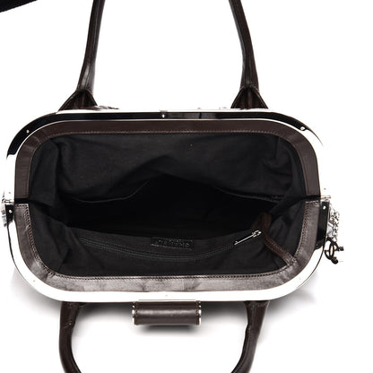 Chanel Calfskin Expandable Stitched Frame Bag Dark Brown 5 of 8