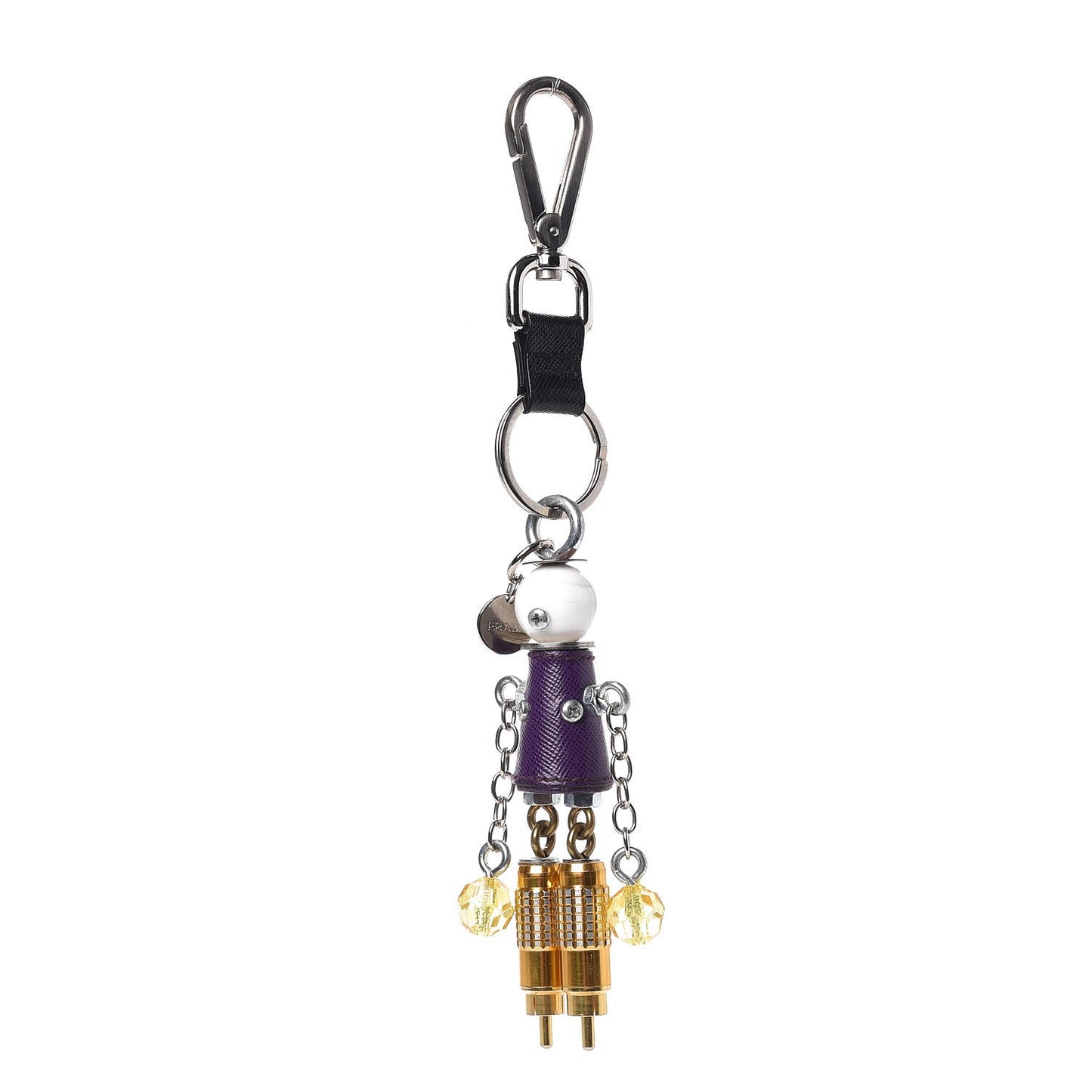 Robot Trick Keychain Purple