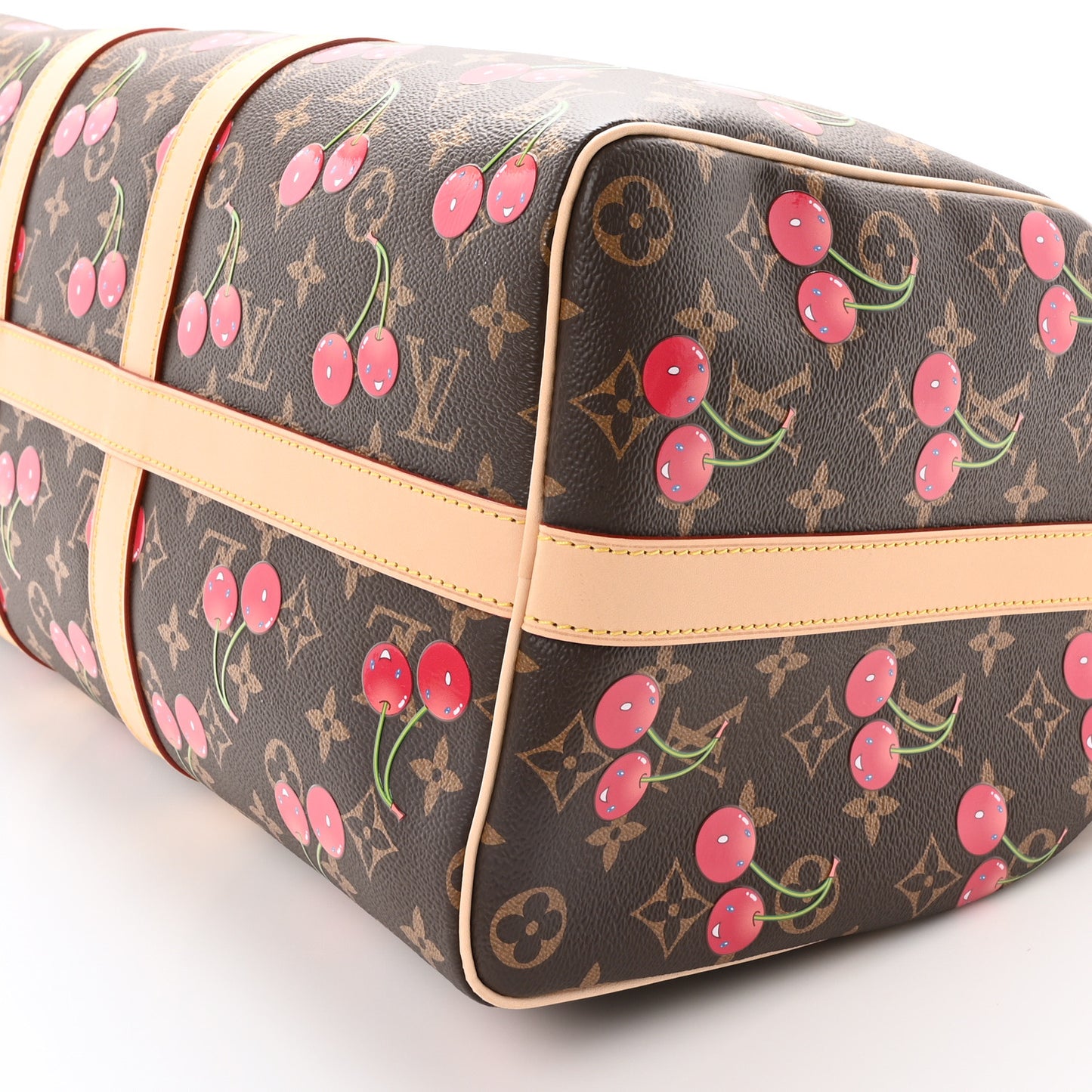LV X TM Monogram Cerises Keepall Bandouliere 45