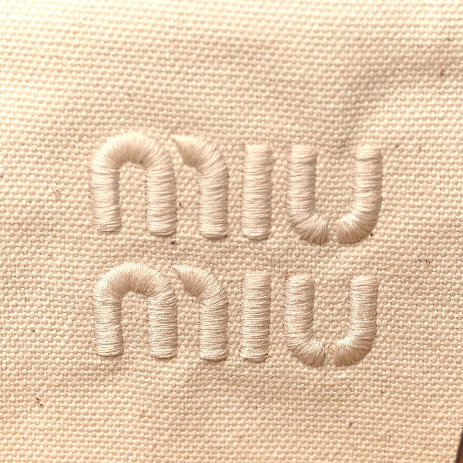 Miu Miu Raffia Crochet Woven Tote Bag Beige 6 of 10
