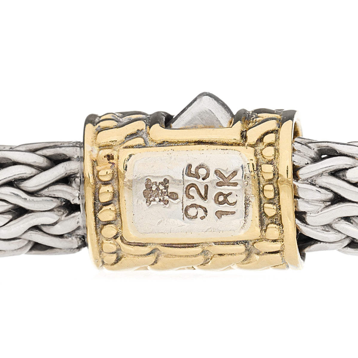 John Hardy Sterling Silver 18K Yellow Gold 6.5mm Classic Chain Bracelet 3 of 3