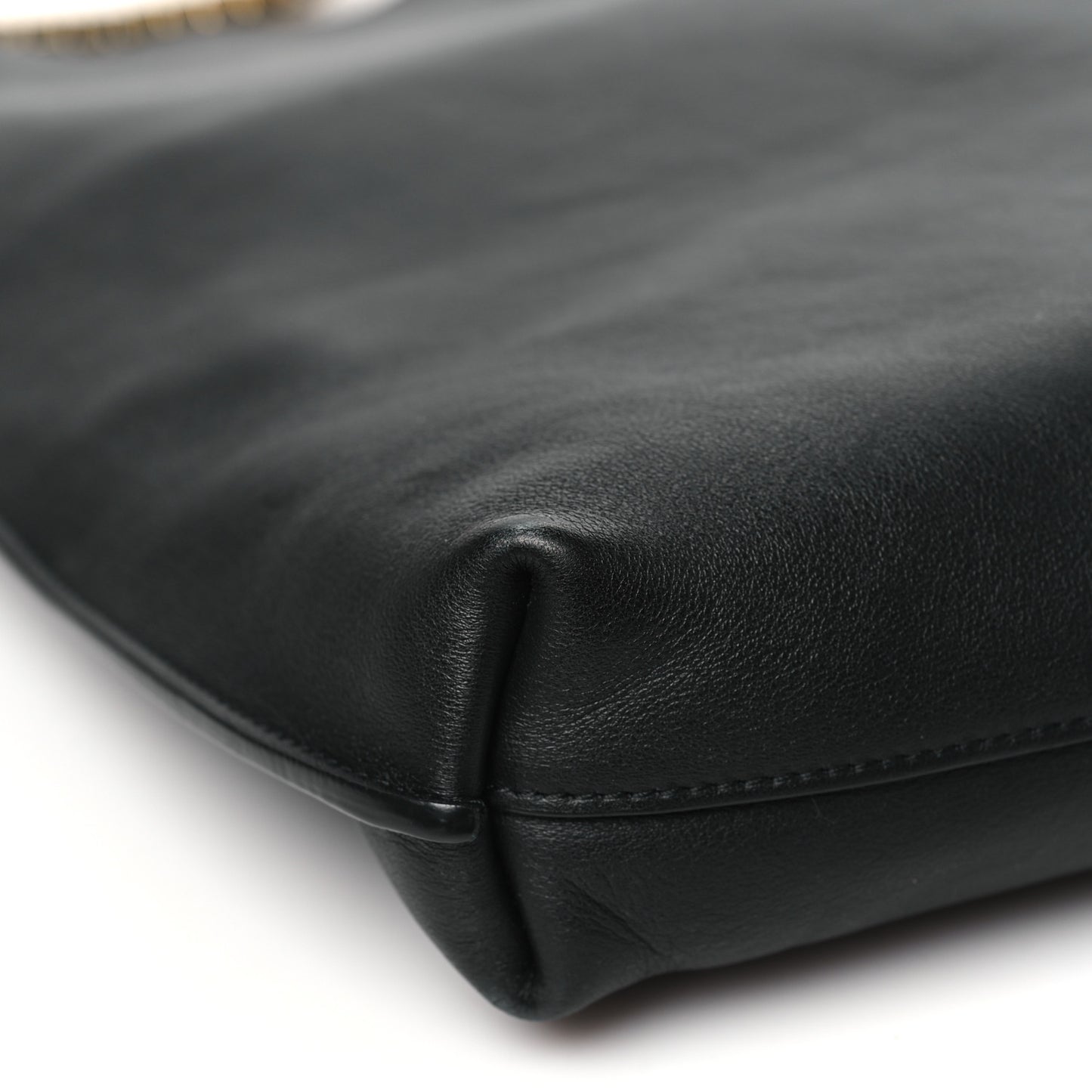 Calfskin Medium Suzanne Hobo Black