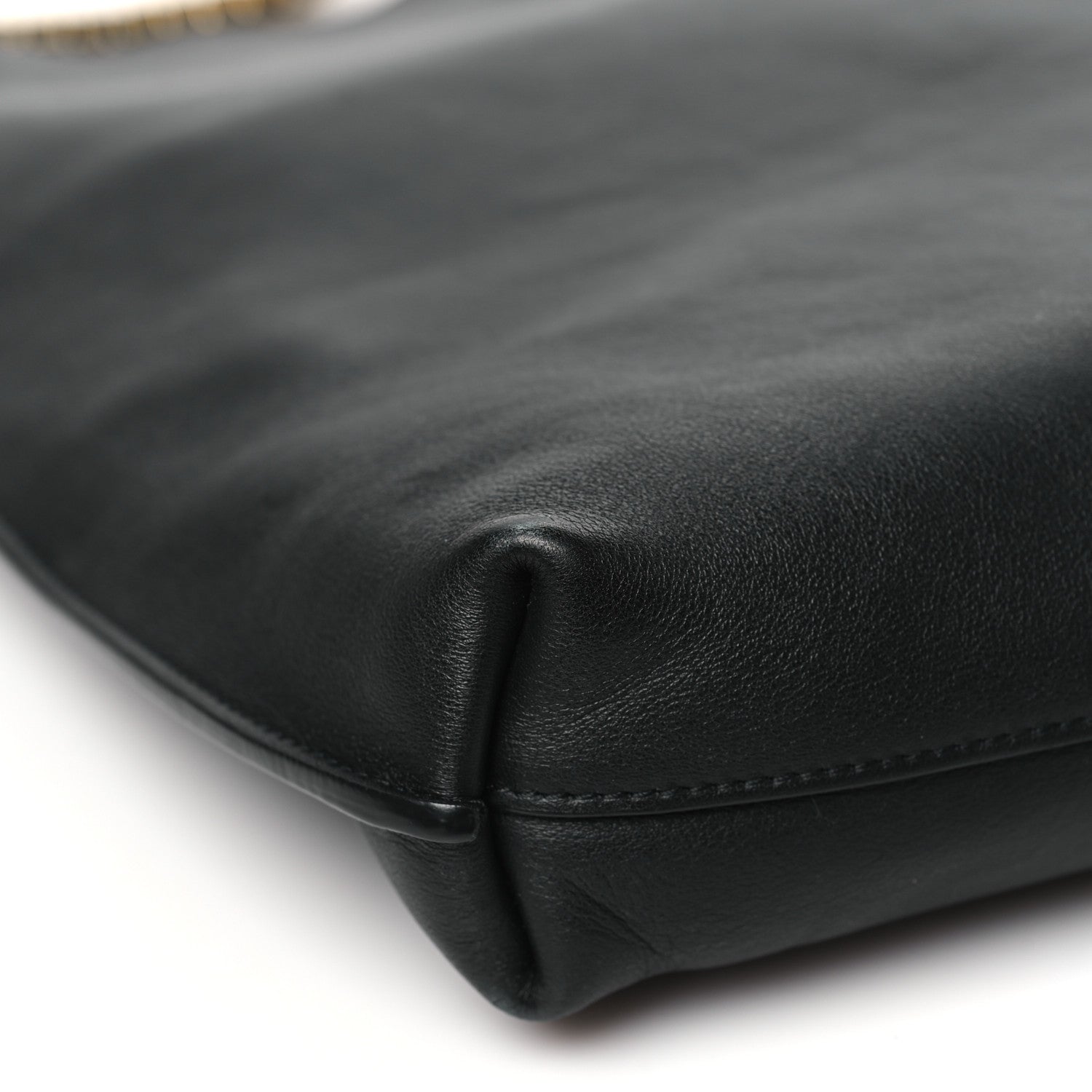 Saint Laurent Calfskin Medium Suzanne Hobo Black 10 of 11