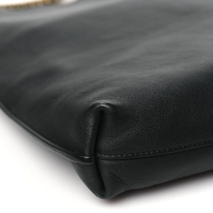 Saint Laurent Calfskin Medium Suzanne Hobo Black 10 of 11