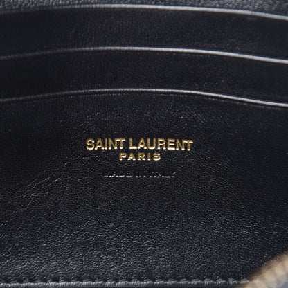 Saint Laurent Grain De Poudre Matelasse Monogram Mini Lou Camera Bag Black 6 of 10