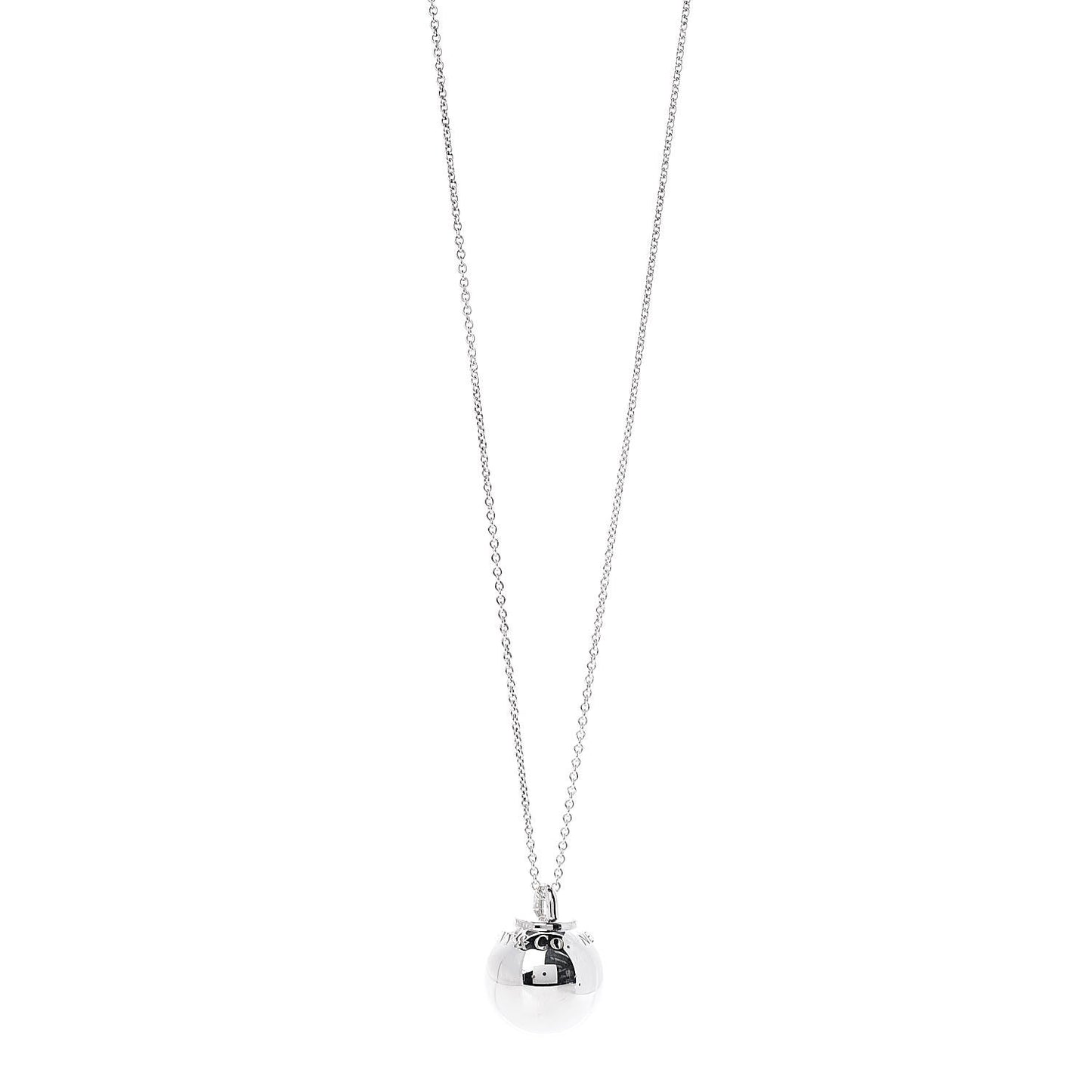 Sterling Silver 19mm HardWear Ball Pendant Necklace