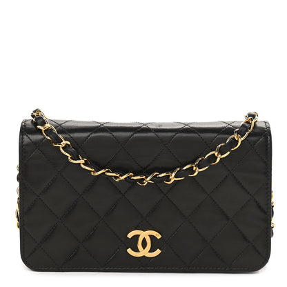 Chanel Lambskin Quilted Mini Flap Black 1 of 10