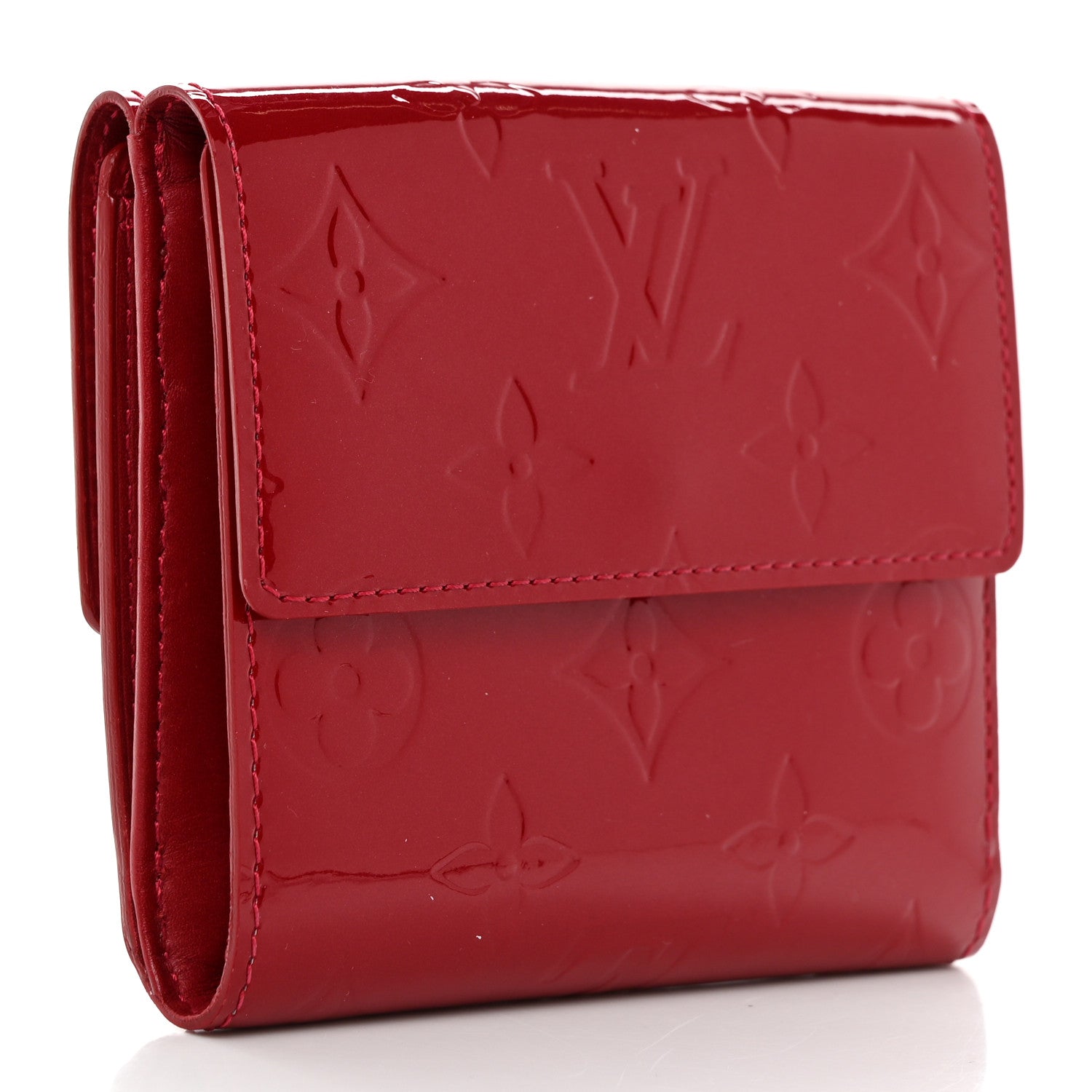 Louis Vuitton Vernis Elise Wallet Pomme D'Amour 2 of 6