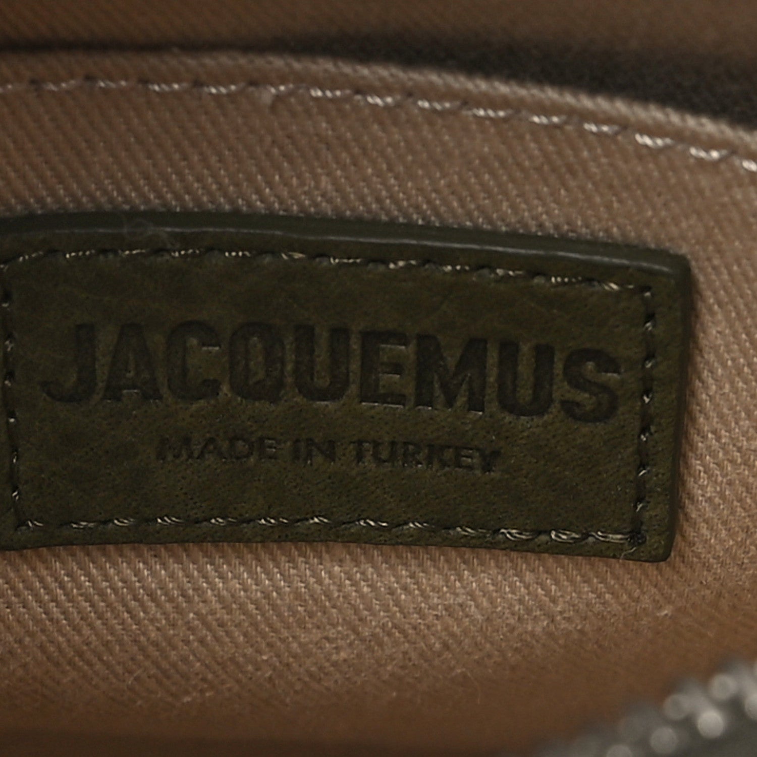 Jacquemus Nubuck Le Cuerda Vertical Dark Khaki 6 of 9