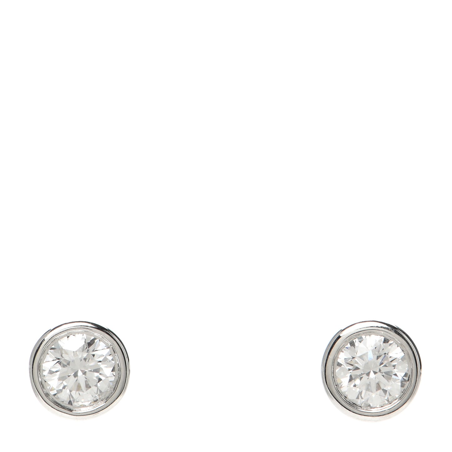 Platinum Diamond .34ctw Elsa Peretti Diamonds By The Yard Earrings