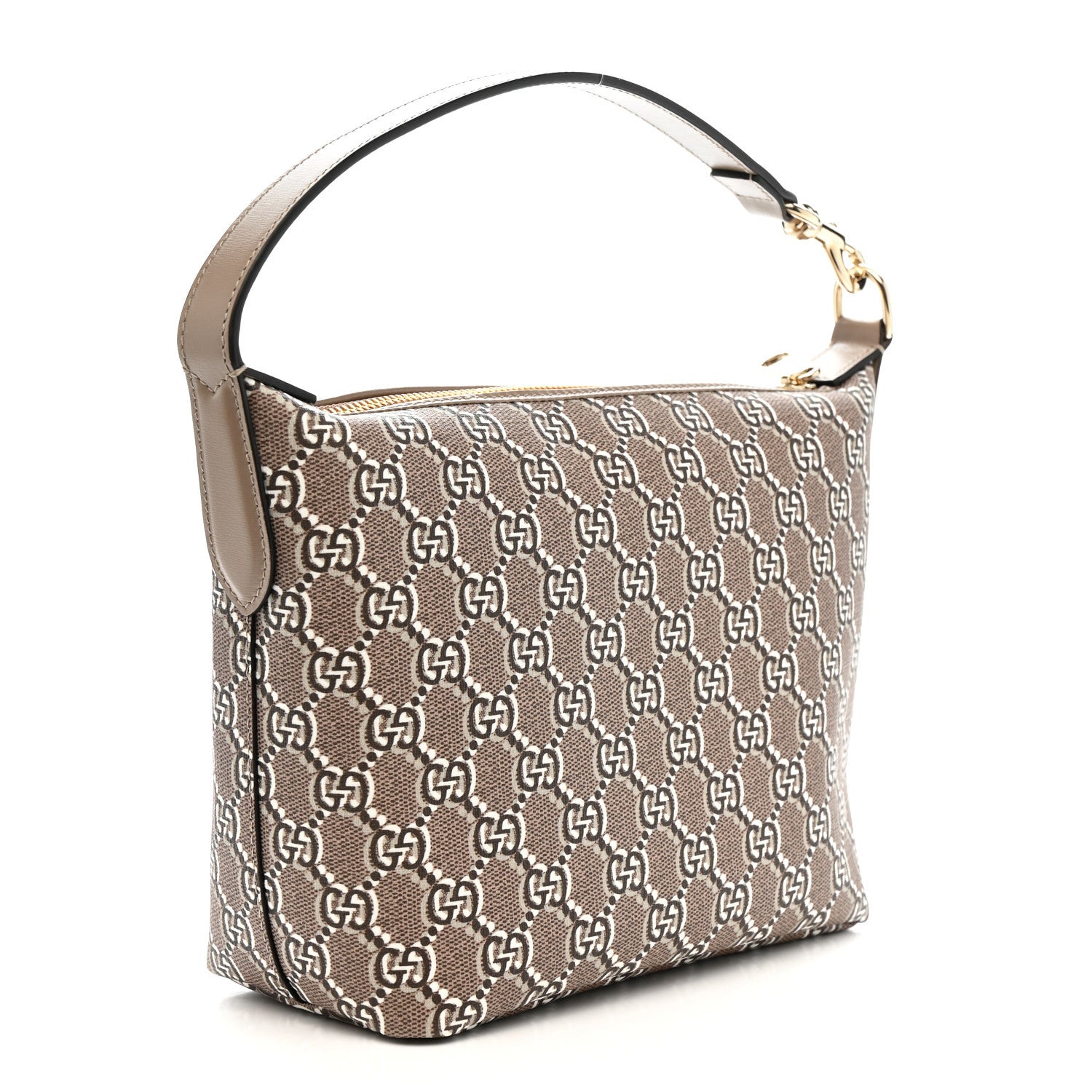 Gucci GG Shadow Monogram Super Mini Ophidia Shoulder Bag Taupe 3 of 10
