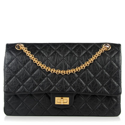 Chanel Aged Calfskin Quilted 2.55 Reissue 226 Flap Black 1 of 9