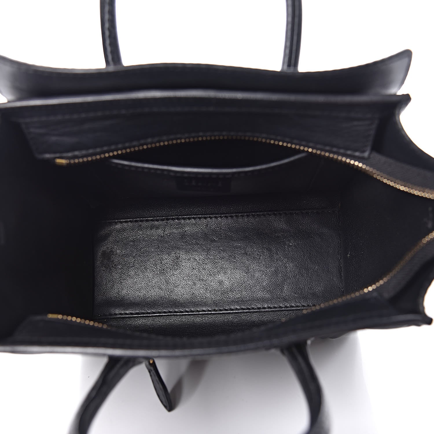 Celine Smooth Calfskin Nano Luggage Black 5 of 24