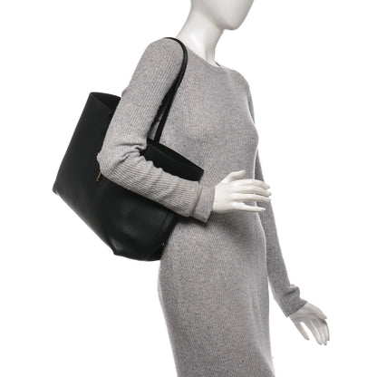 Saint Laurent Calfskin Large Shopping Tote Black 2 of 8