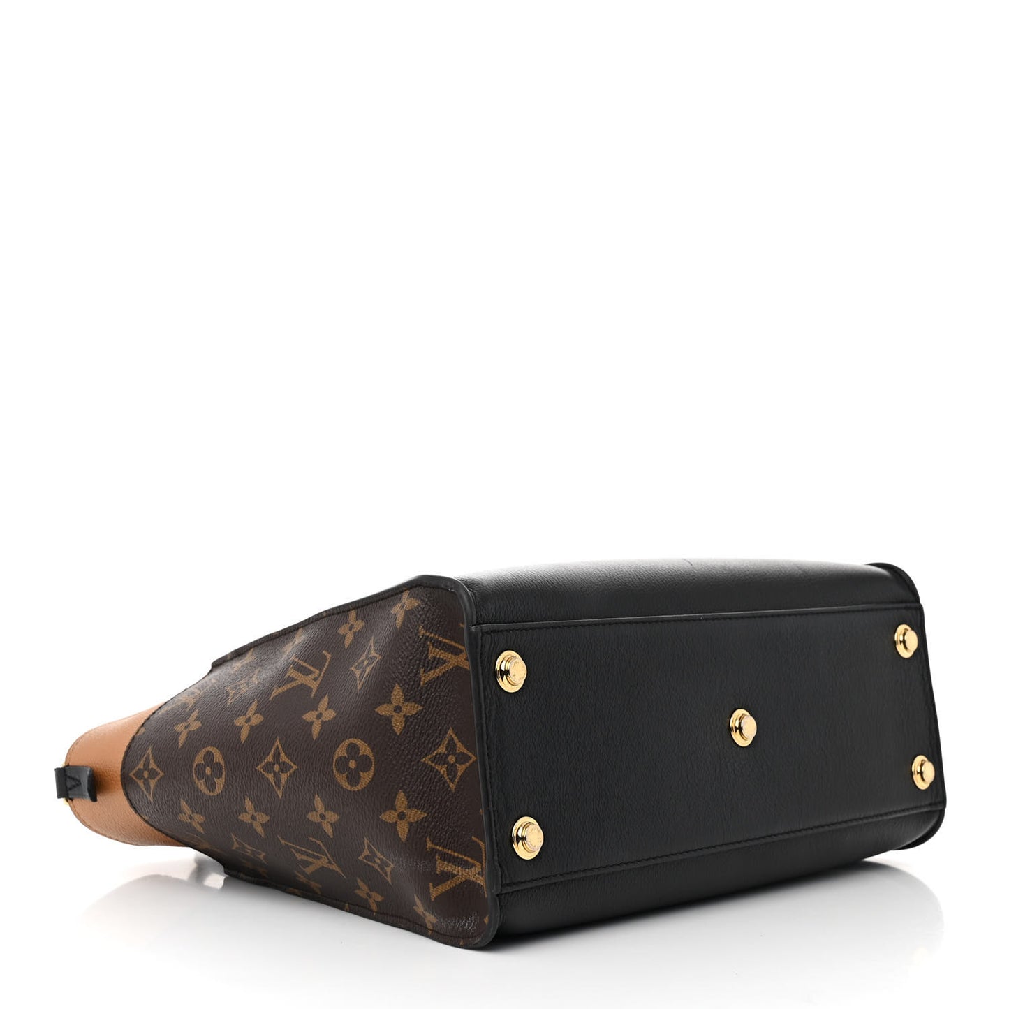 Calfskin Monogram On My Side Black