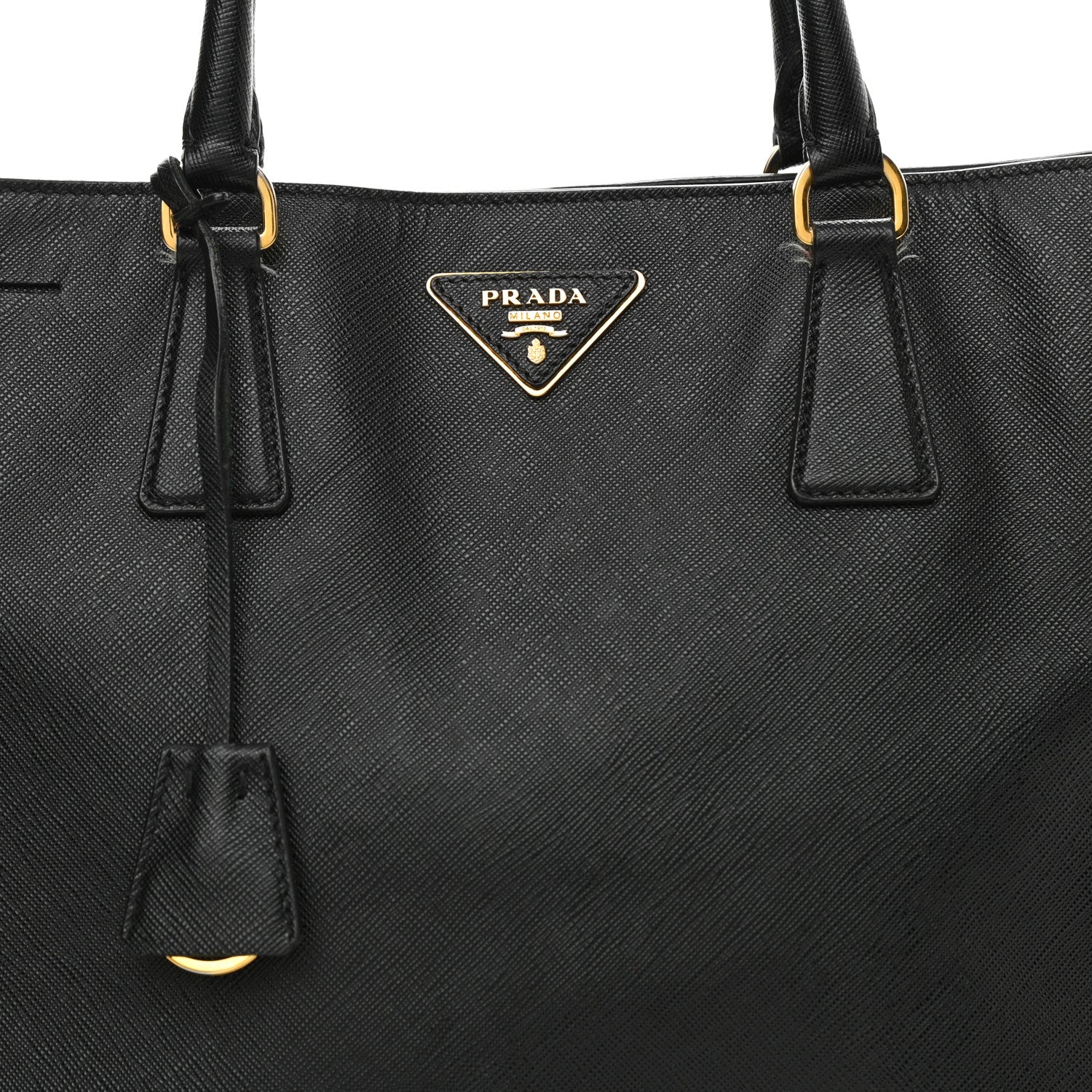 Prada Saffiano Lux Large Tote Black 6 of 12