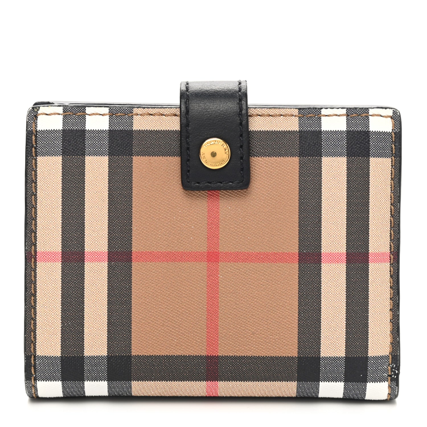 Burberry Vintage Check Folding Wallet Black 1 of 12