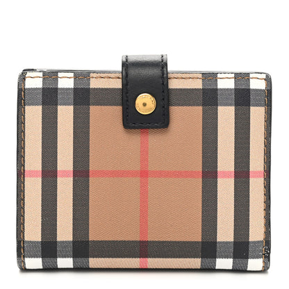 Burberry Vintage Check Folding Wallet Black 1 of 12