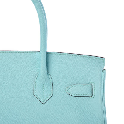 Hermes Epsom Birkin 30 Bleu Atoll 28 of 35