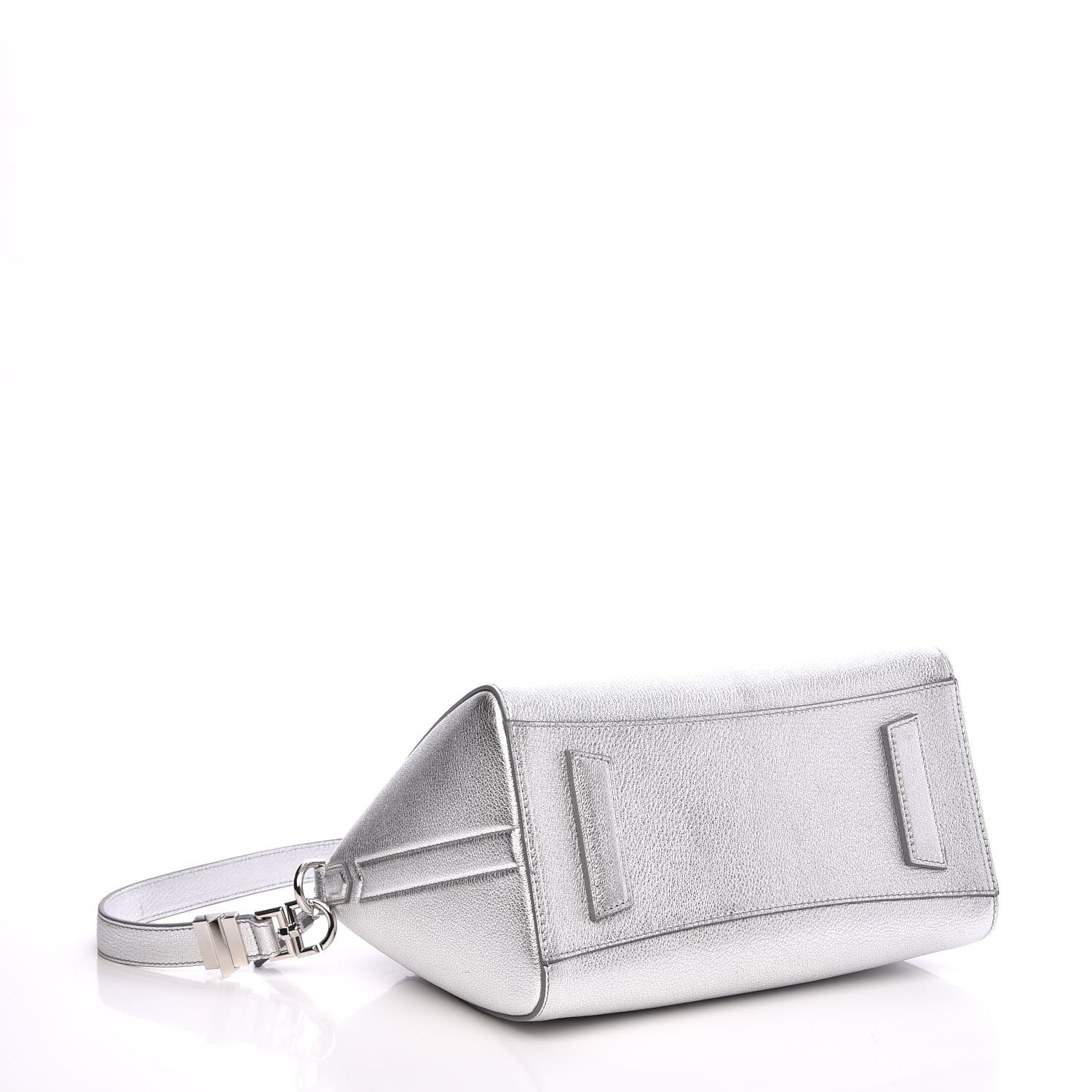 Givenchy Metallic Sugar Goatskin Small Antigona Silver 5 of 8