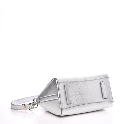 Givenchy Metallic Sugar Goatskin Small Antigona Silver 5 of 8