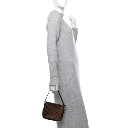 Louis Vuitton Damier Ebene Trousse Make Up Bag Pochette 2 of 9