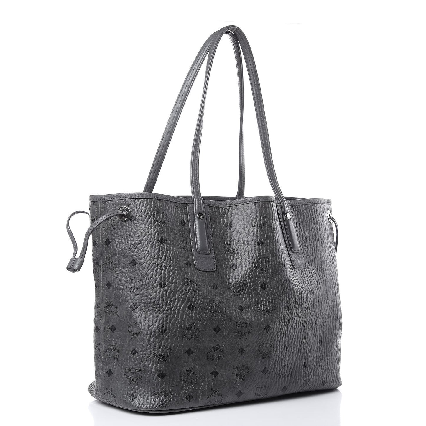 Visetos Medium Liz Reversible Shopper Tote Phantom Grey