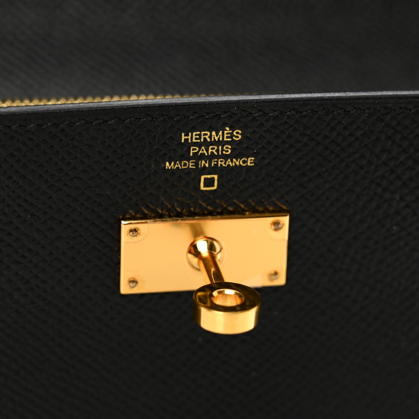 Epsom Shiny Alligator Touch Kelly Wallet To Go Black