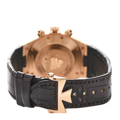Vacheron Constantin 18K Pink Gold Alligator 42mm Overseas Automatic Watch 49150 3 of 5