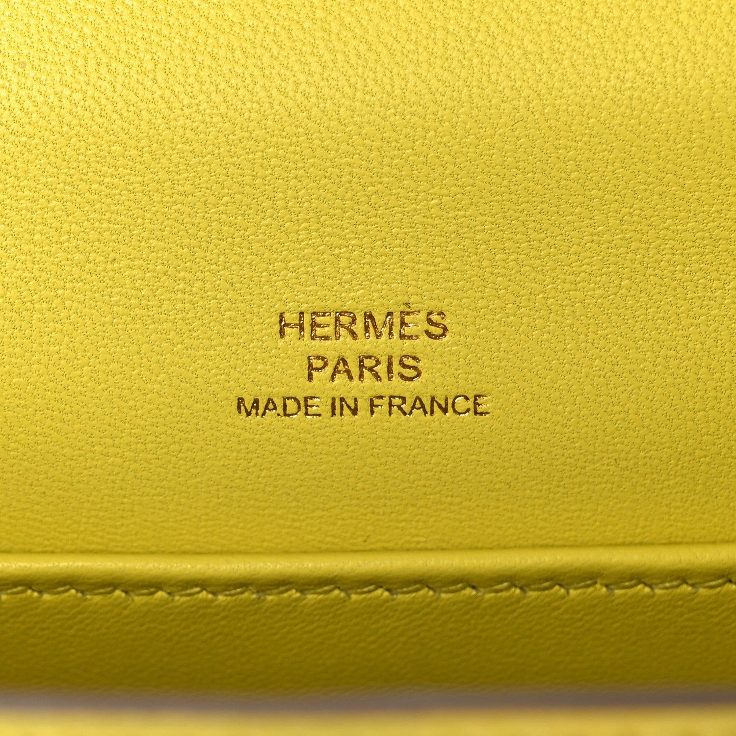 Hermes Epsom Kelly Pochette Clutch Soufre 6 of 10