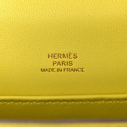 Hermes Epsom Kelly Pochette Clutch Soufre 6 of 10