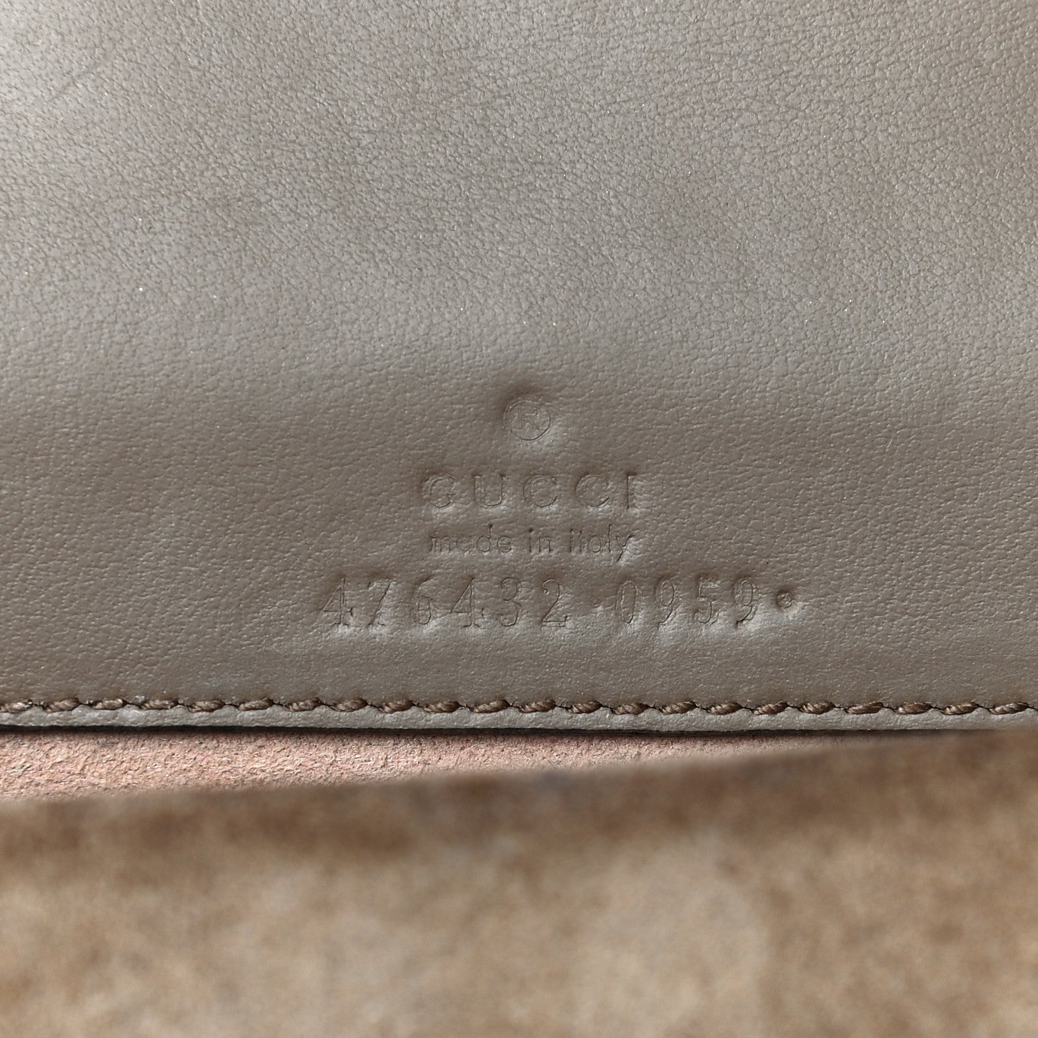 Gucci GG Supreme Monogram Super Mini Dionysus Shoulder Bag Taupe 5 of 15