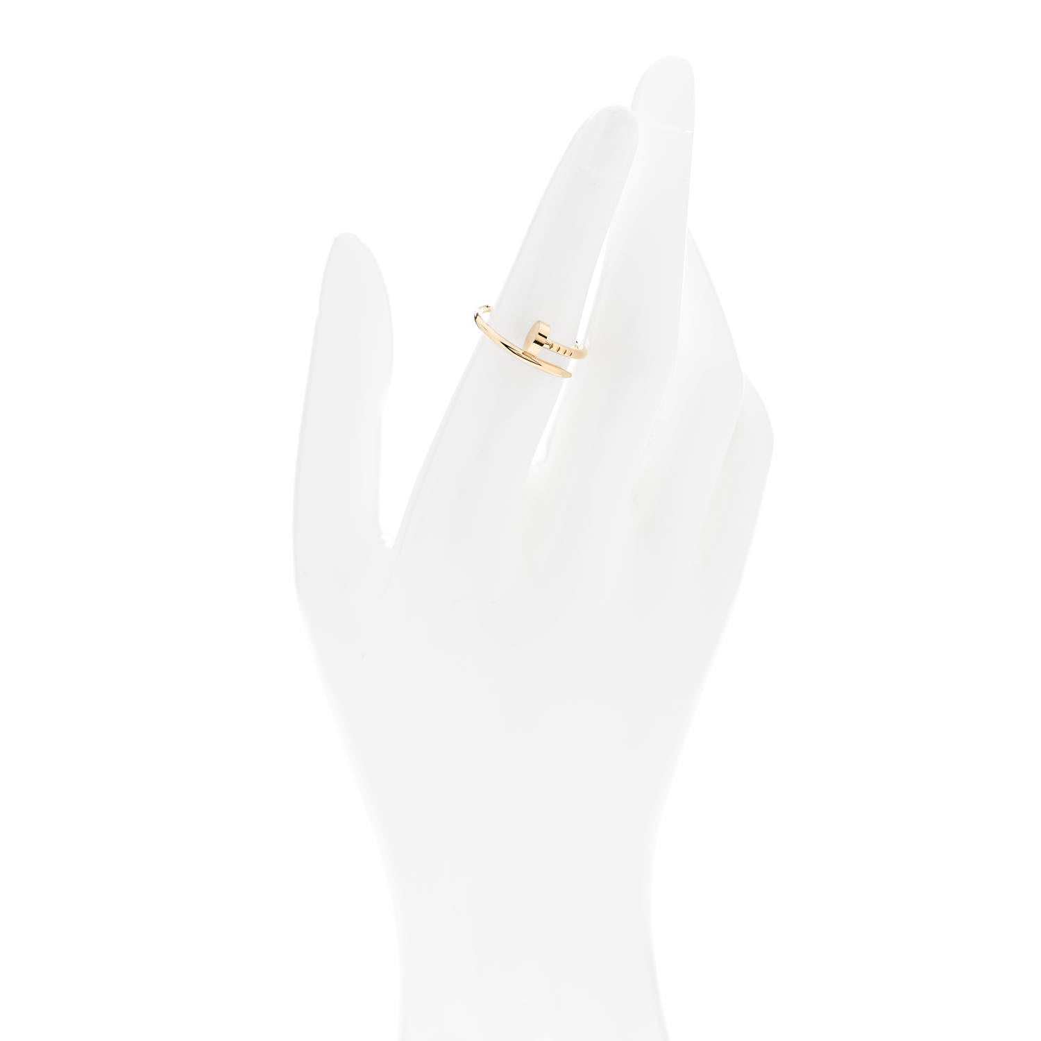 Cartier 18K Yellow Gold Small Juste Un Clou Ring 51 5.75 2 of 5