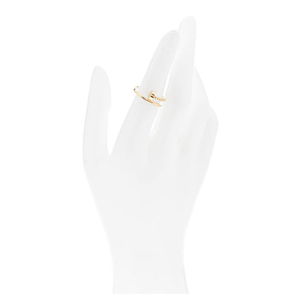 Cartier 18K Yellow Gold Small Juste Un Clou Ring 51 5.75 2 of 5