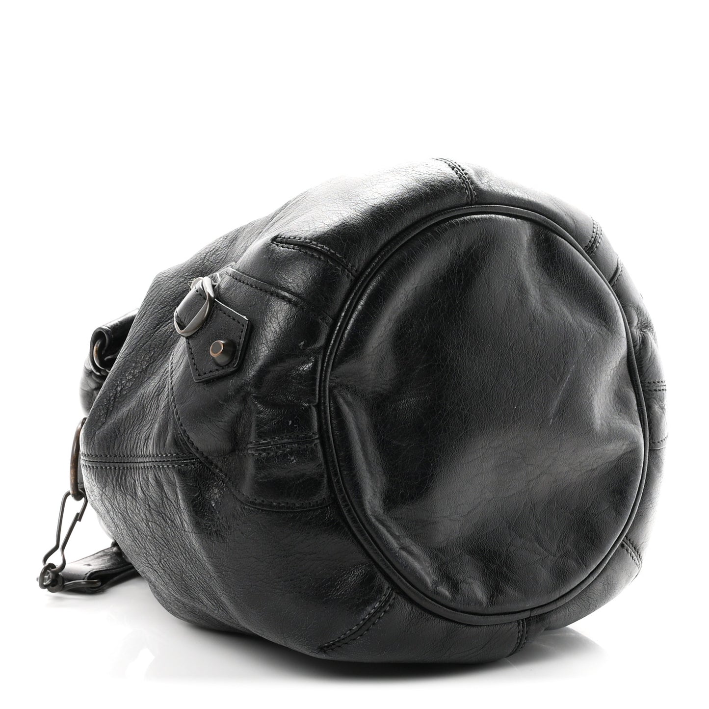 Agneau Classic Hardware Mini Pompon Dark Night