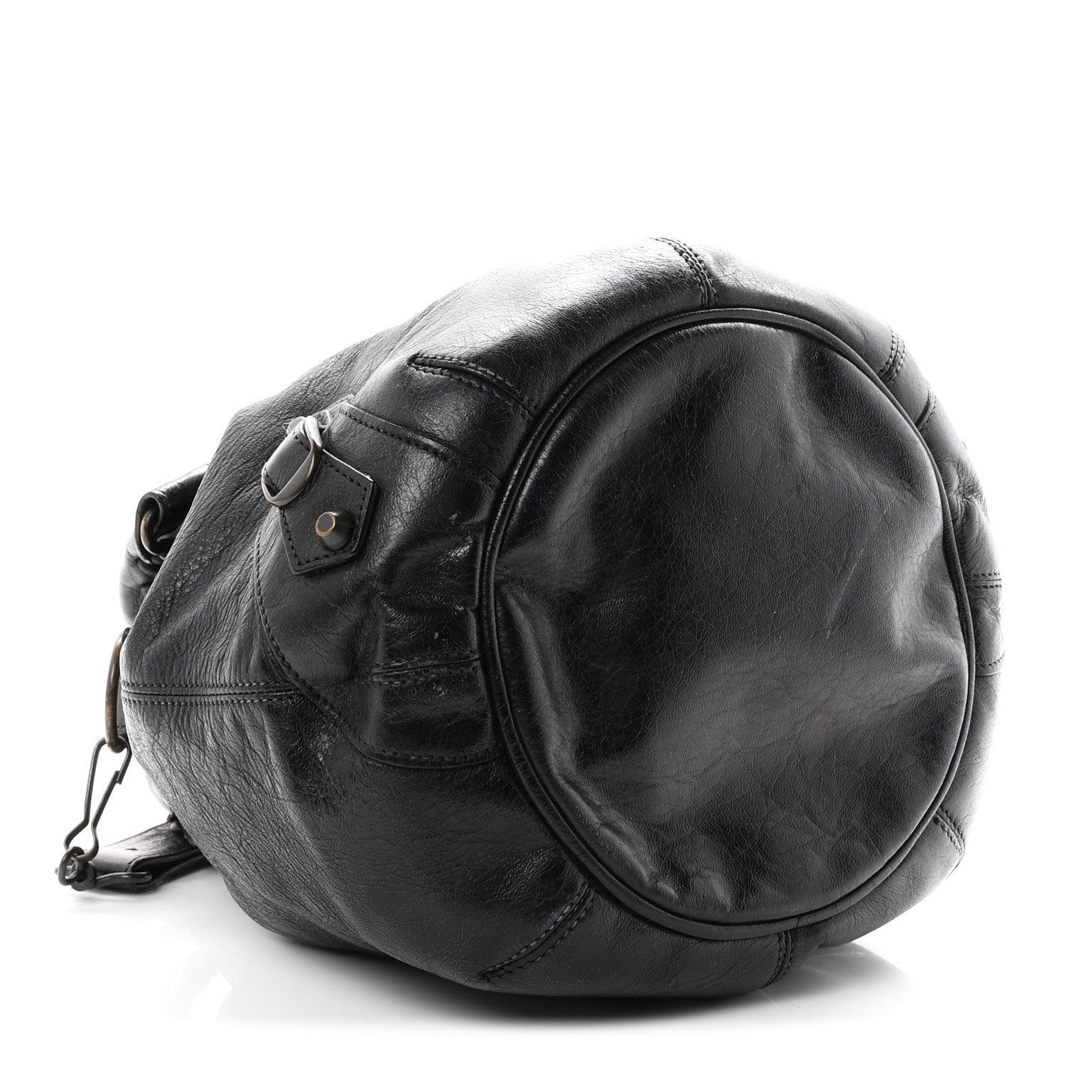Balenciaga Agneau Classic Hardware Mini Pompon Dark Night 4 of 11