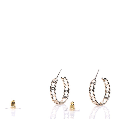 Chanel Metal CC Hoop Earrings Gold 3 of 5