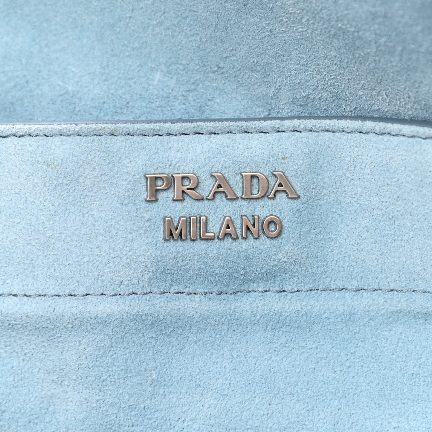 Suede Etiquette Tote Bruciato Astrale
