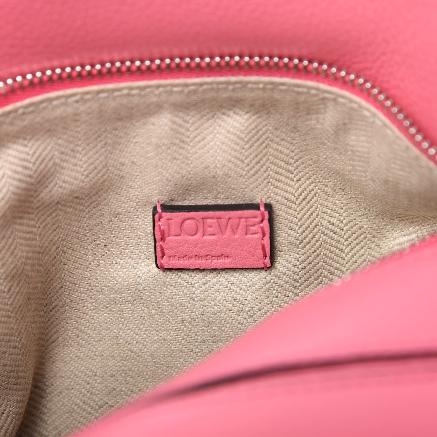 Loewe Calfskin Mini Puzzle Bag Wild Rose 8 of 9