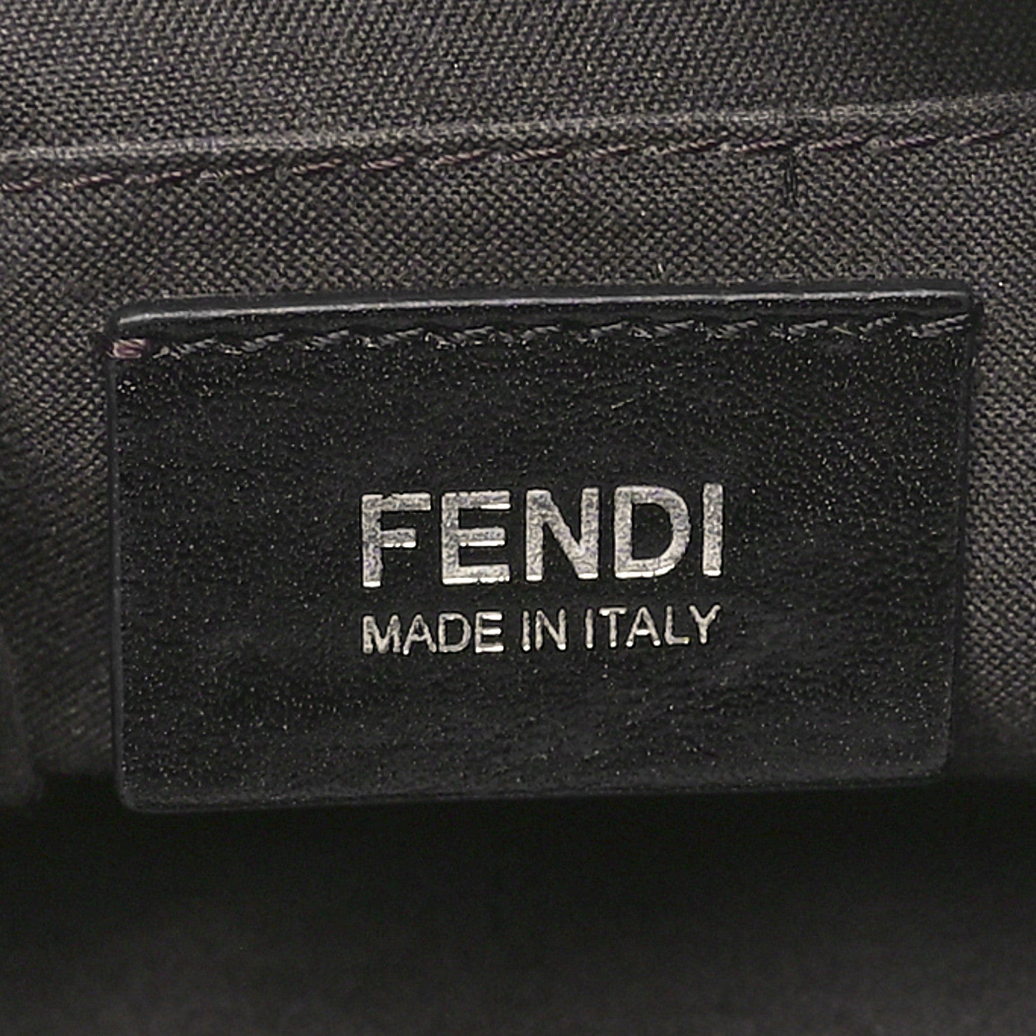 Fendi Sheepskin Zipper Hobo Black 6 of 10