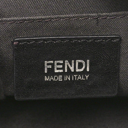 Fendi Sheepskin Zipper Hobo Black 6 of 10