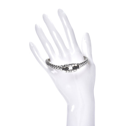 John Hardy Sterling Silver Black Sapphire Kali Station Bracelet 2 of 4