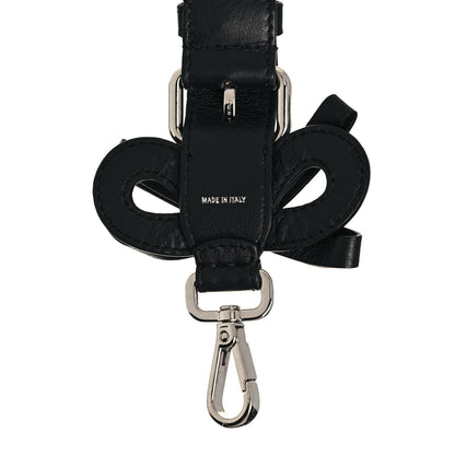 Fendi Vitello Dolce Bow Mini Strap You Black 4 of 4