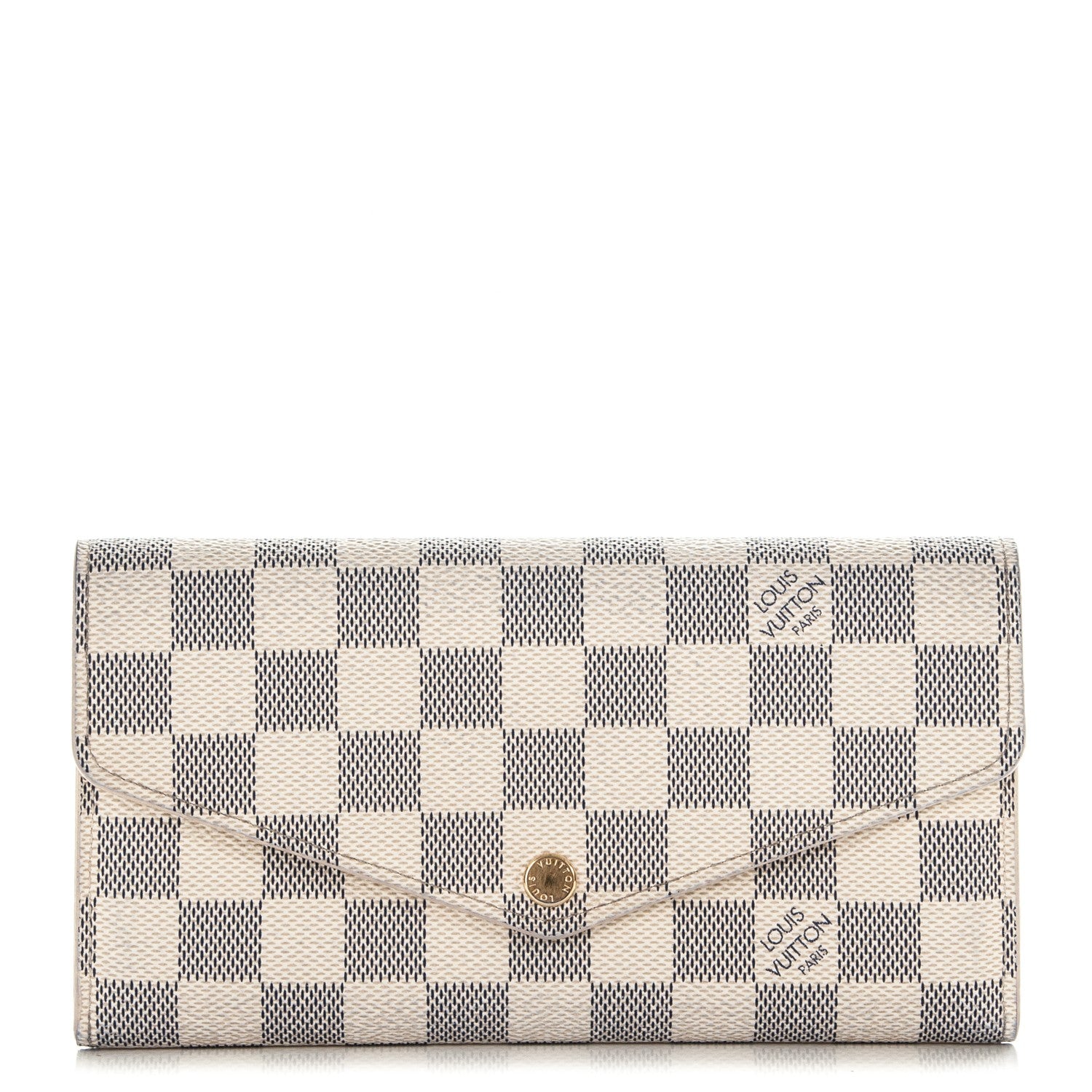 Louis Vuitton Damier Azur Sarah Wallet NM 1 of 7