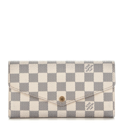 Louis Vuitton Damier Azur Sarah Wallet NM 1 of 7