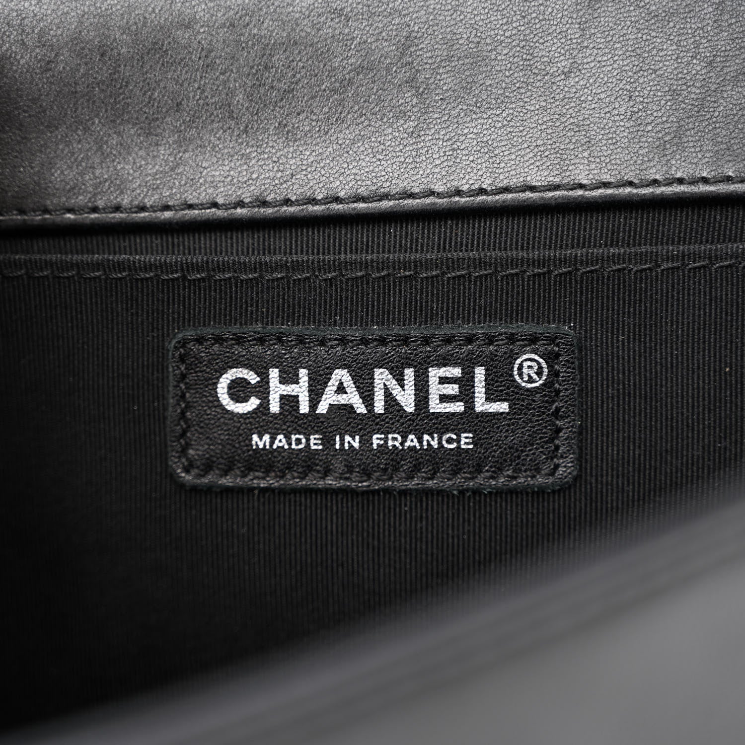 Chanel Lambskin Pleated Medium Boy Flap Black 6 of 14