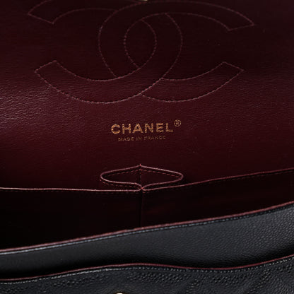 Chanel Caviar Quilted Jumbo Double Flap Black 7 of 11