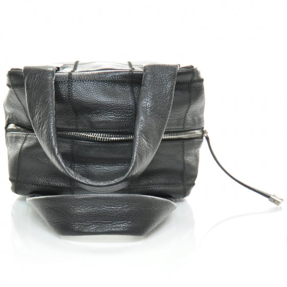 Caviar Square Stitched Small Handbag Black