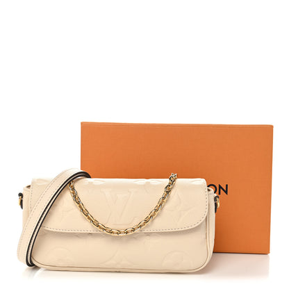Louis Vuitton Empreinte Monogram Giant Ivy Wallet On Chain Cream 10 of 10